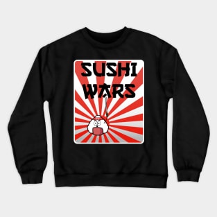 Sushi Wars Lover Lovers Rice Japan Art Style Gift Funny Otaku Crewneck Sweatshirt